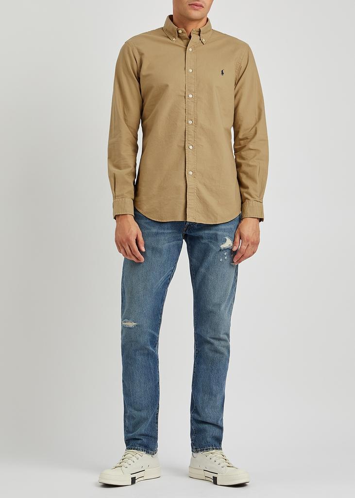 商品Ralph Lauren|Camel cotton Oxford shirt,价格¥1016,第6张图片详细描述