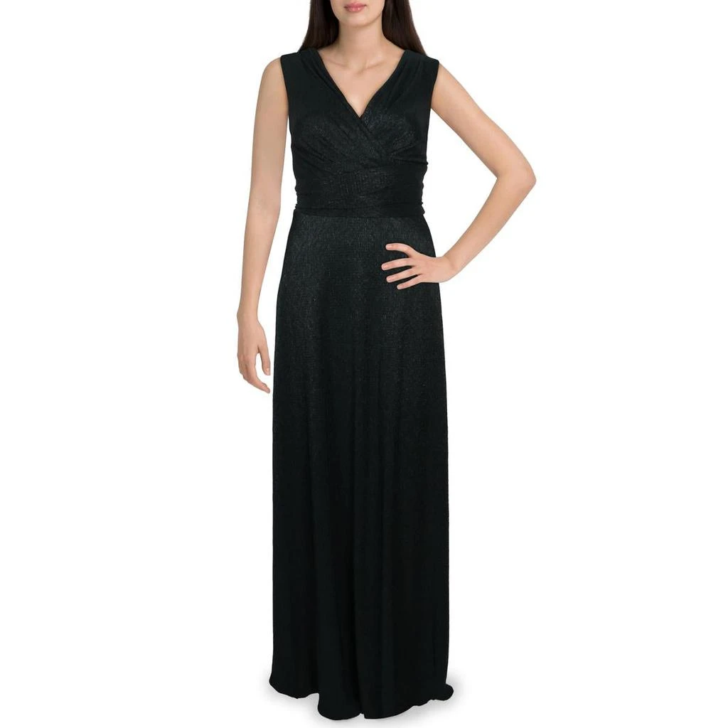 商品Ralph Lauren|Lauren Ralph Lauren Womens Surplice Gathered Cocktail and Party Dress,价格¥236,第1张图片