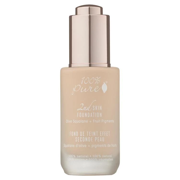 商品100% Pure|2nd Skin Foundation: Shade Creme,价格¥848,第1张图片