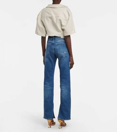 商品AG Jeans|Knoxx高腰男友风牛仔裤,价格¥1681,第3张图片详细描述