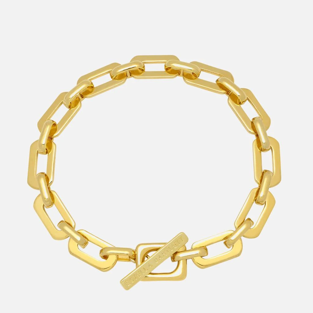 商品ESTELLA BARTLETT|Estella Bartlett Square Link T-Bar Gold-Tone Bracelet,价格¥202,第1张图片