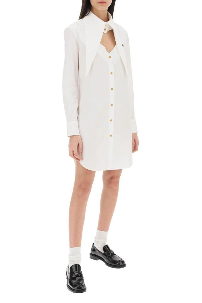 商品Vivienne Westwood|HEART CUT-OUT SHIRT DRESS,价格¥1392,第2张图片详细描述