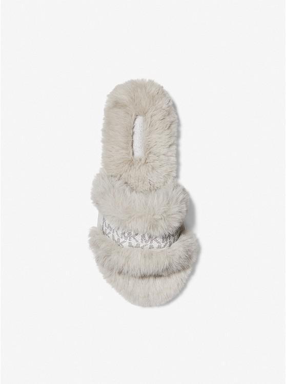 商品Michael Kors|Scarlett Faux Fur Slide Sandal,价格¥556,第5张图片详细描述