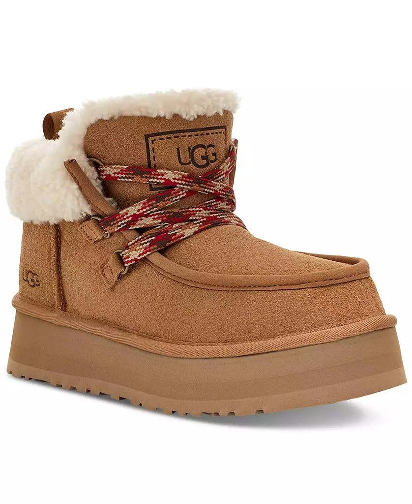 商品UGG|女款芙卡拉系带雪地靴,价格¥767,第1张图片