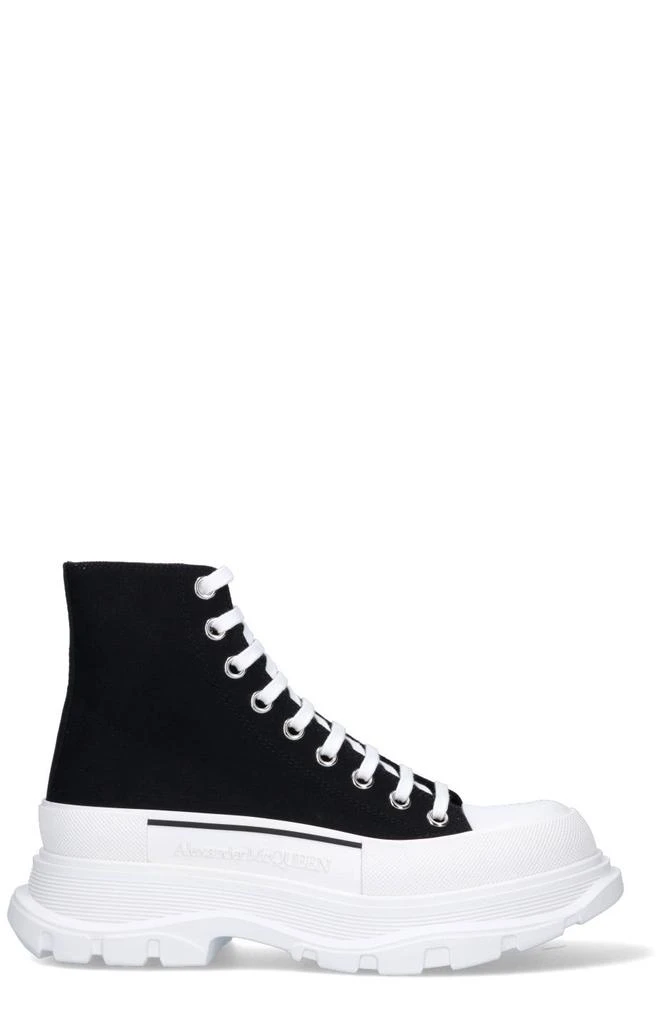 商品Alexander McQueen|Alexander McQueen Tread Slick Lace-Up Boots,价格¥4162,第1张图片