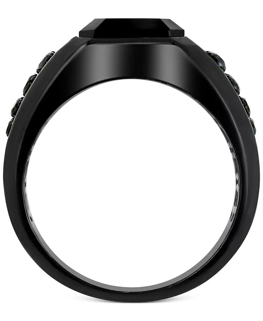 商品Effy|EFFY® Men's Onyx & Black Spinel Ring in Black PVD over Sterling Silver,价格¥2366,第3张图片详细描述