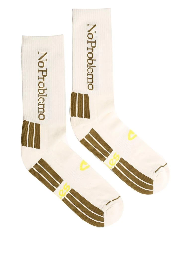 商品Aries|Aries No Problemo Intarsia Socks,价格¥119,第1张图片