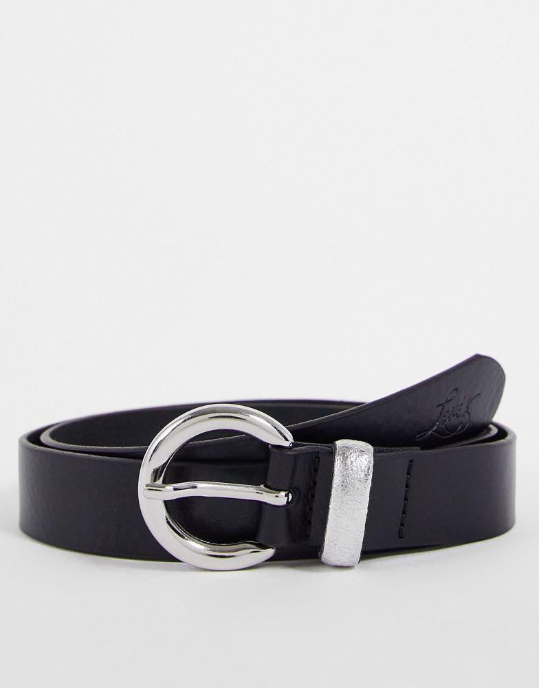 Levi's leather belt in black商品第1张图片规格展示