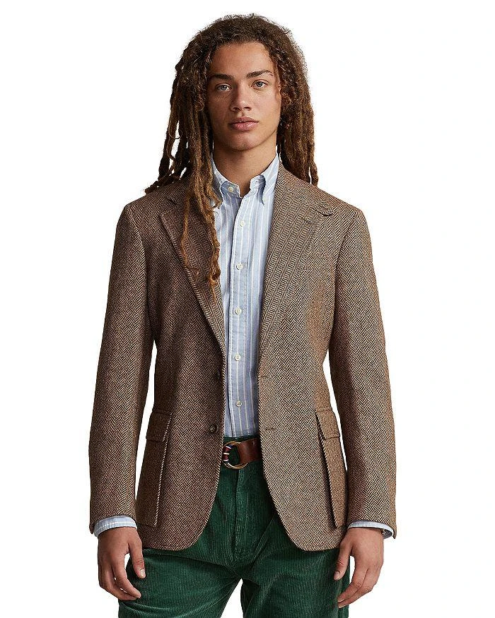 商品Ralph Lauren|Unisex RL67 Herringbone Blazer,价格¥2810,第1张图片