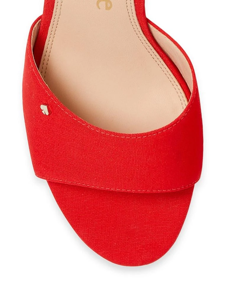 商品Kate Spade|Meena Canvas Wedge Sandals,价格¥746,第4张图片详细描述