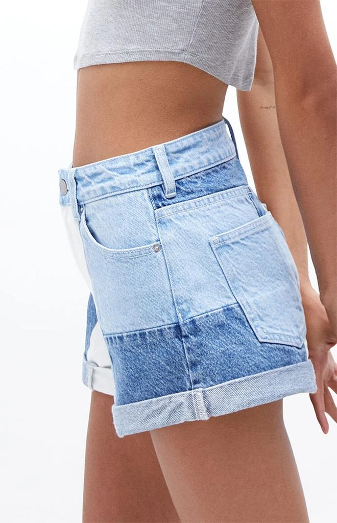 商品PacSun|Eco Pieced Patchwork Mom Shorts,价格¥111,第5张图片详细描述