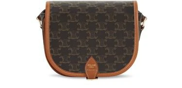 商品Celine|中号 Triomphe 帆布 Folco 手提包,价格¥13352,第1张图片