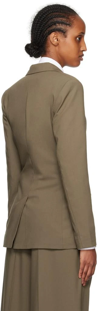 商品REMAIN|Brown Fitted Blazer,价格¥1112,第3张图片详细描述