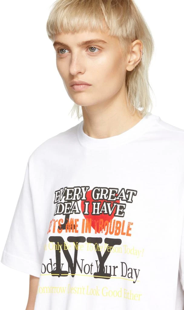商品Vetements|White New York Tourist T-Shirt,价格¥470,第5张图片详细描述