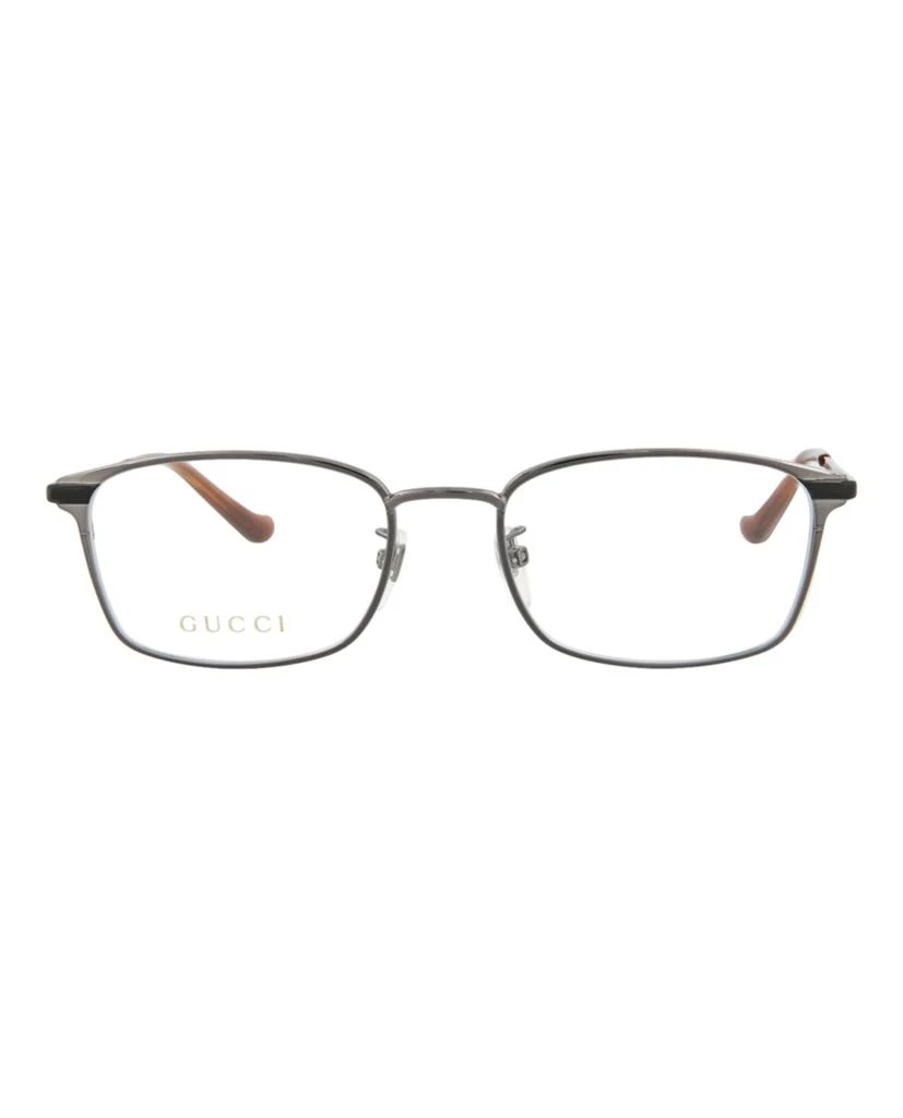 商品Gucci|Rectangle-Frame Metal Optical Frames,价格¥920,第1张图片