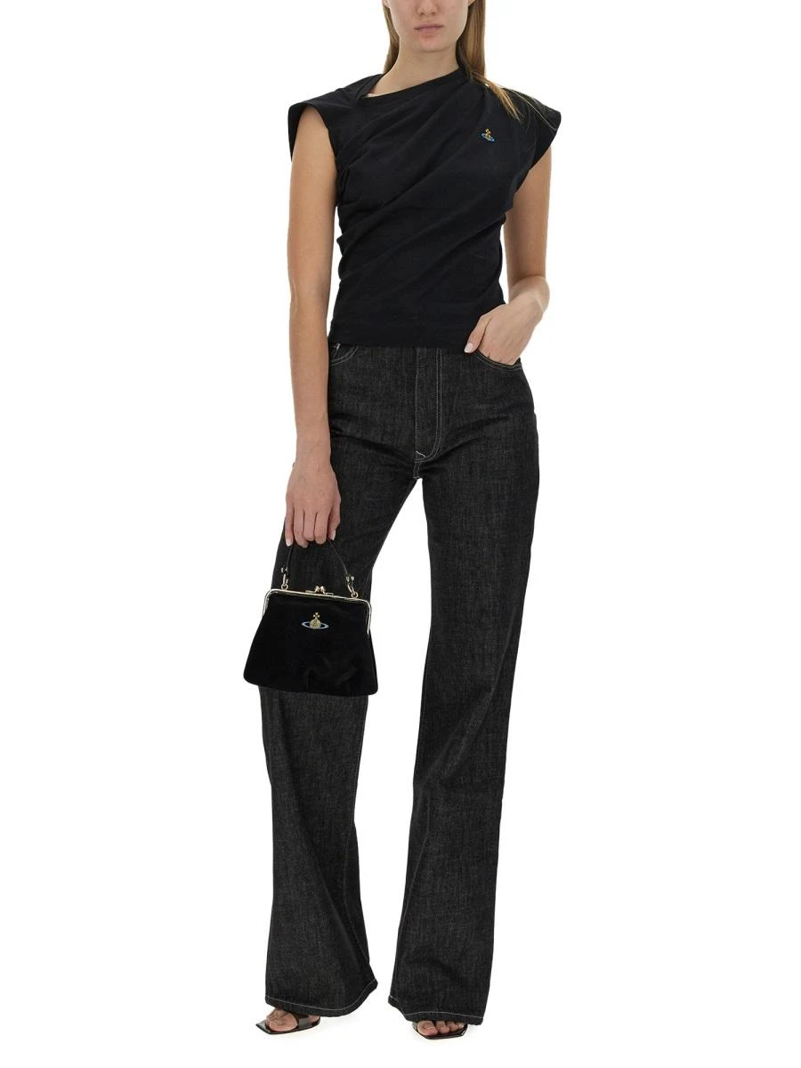 商品【商品预售7天发货】 Vivienne Westwood|Vivienne Westwood 女士上衣 1504000AJ001MN401 黑色,价格¥1478,第3张图片详细描述