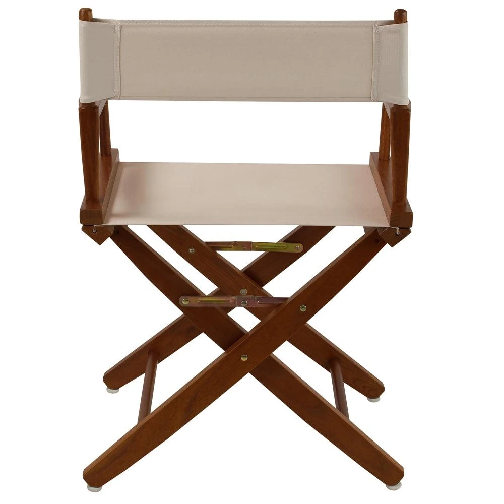 商品American Trails|Extra-Wide Premium 18"  Directors Chair Mission Oak Frame W/Natural Color Cover,价格¥1016,第3张图片详细描述