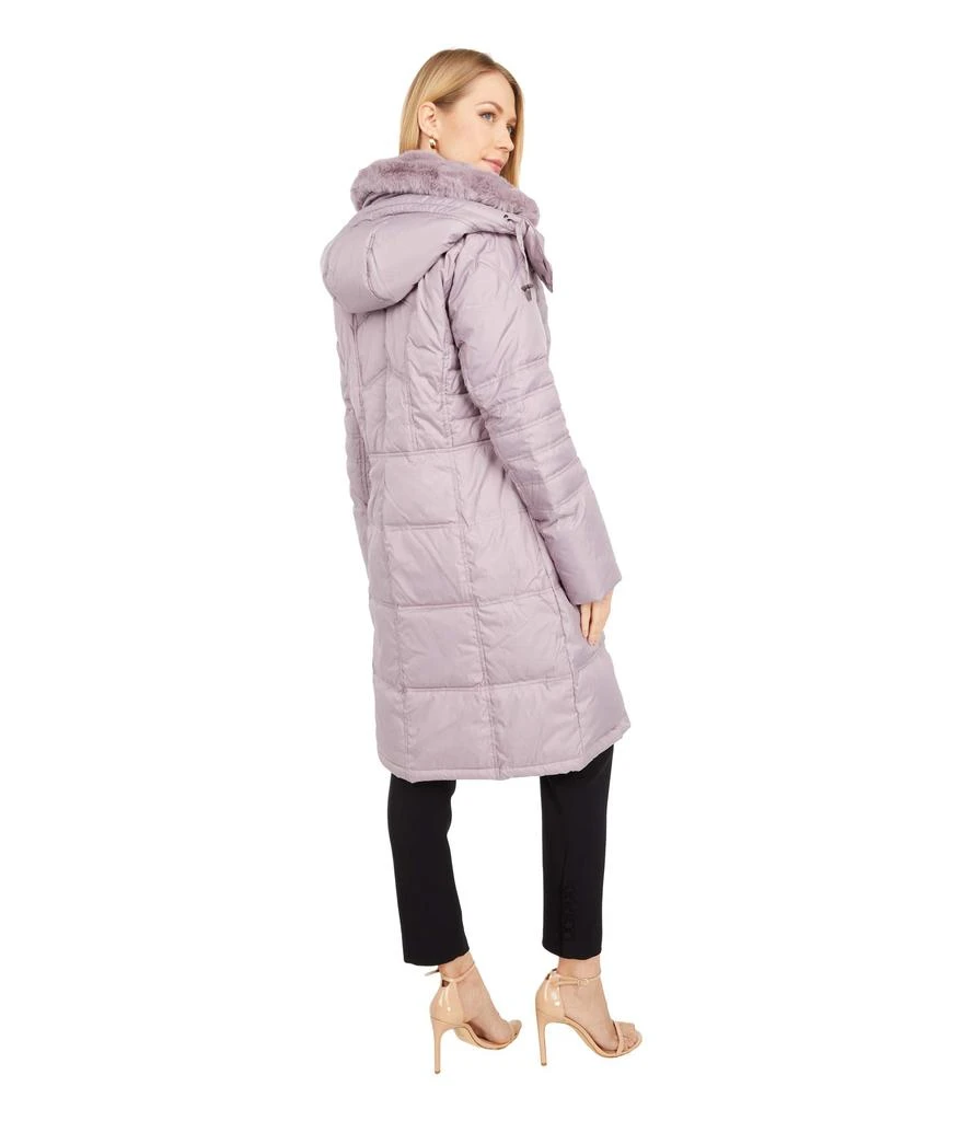 商品London Fog|Quilted Puffer with Fur Collar,价格¥528,第3张图片详细描述