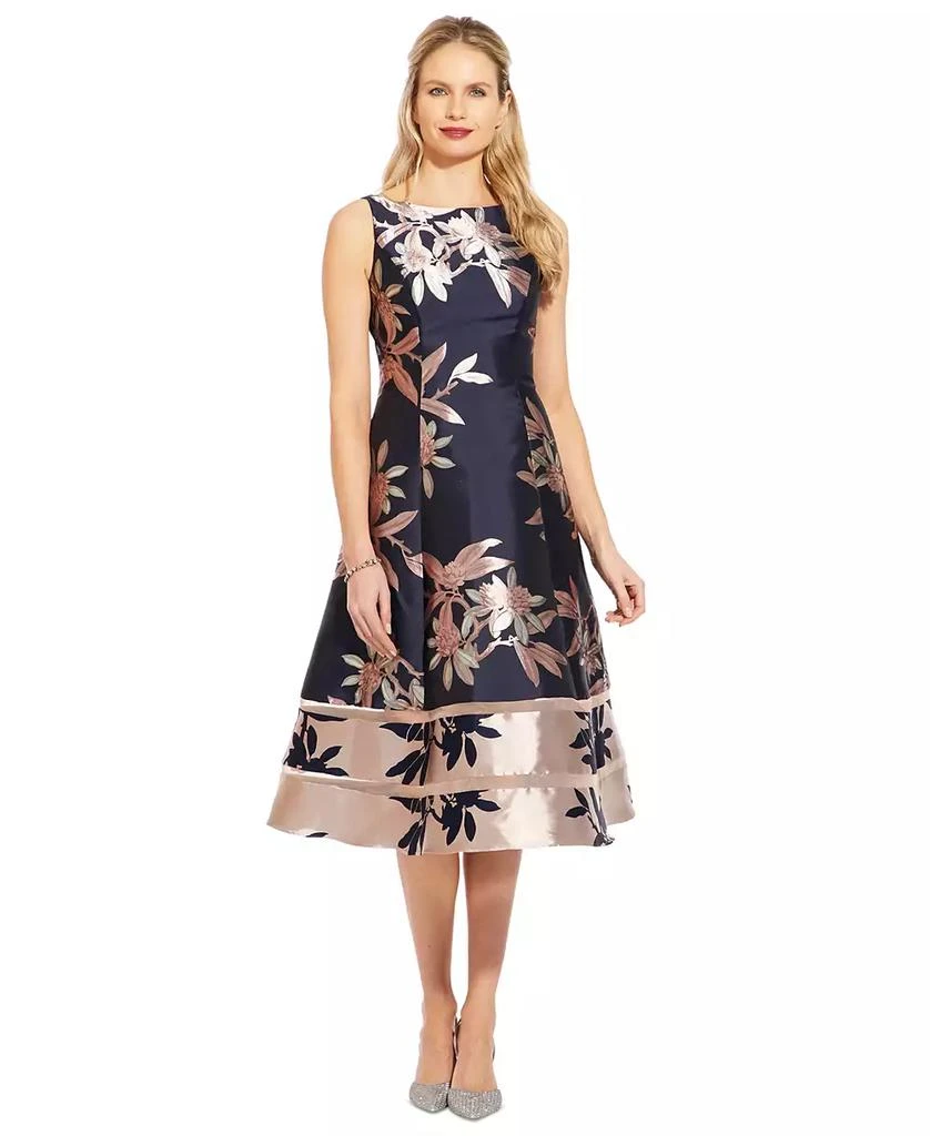 商品Adrianna Papell|Jacquard A-Line Dress,价格¥1639,第1张图片