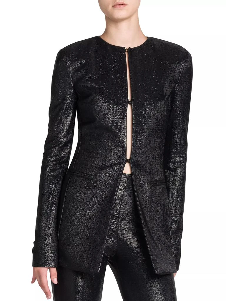 商品Giorgio Armani|Sparkle Round-Neck Jacket,价格¥17218,第3张图片详细描述