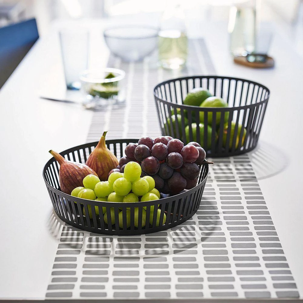 Tower Striped Steel Fruit Basket 商品