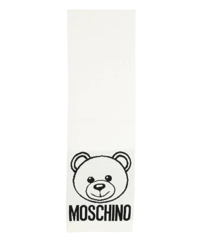 商品Moschino|Moschino Teddy Bear Wool Wool Scarf,价格¥773,第3张图片详细描述