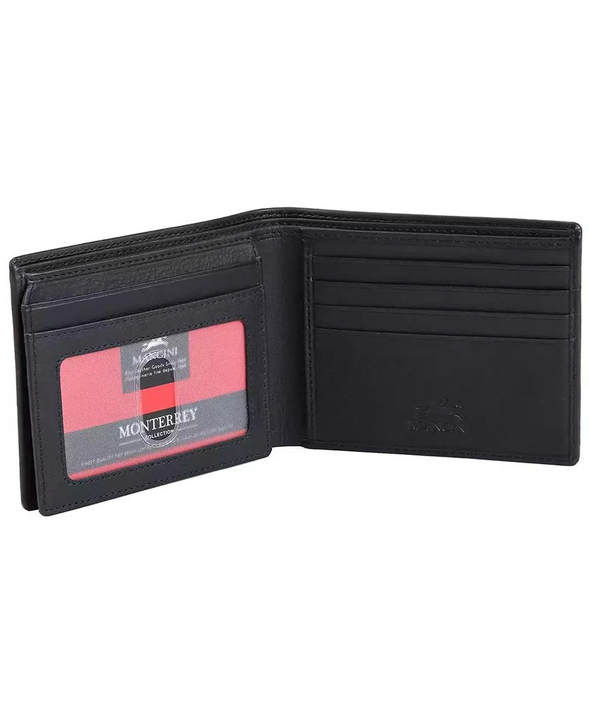 商品Mancini Leather Goods|Men's Monterrey Collection Left Wing Wallet,价格¥210,第5张图片详细描述