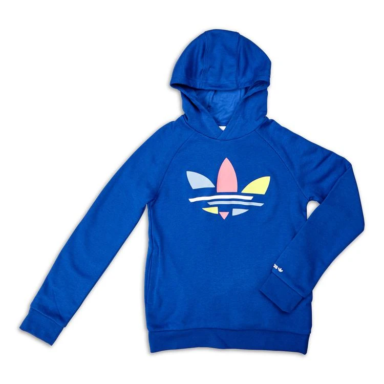 商品Adidas|adidas Adicolor Bold Over The Head - Grade School Hoodies,价格¥252,第1张图片