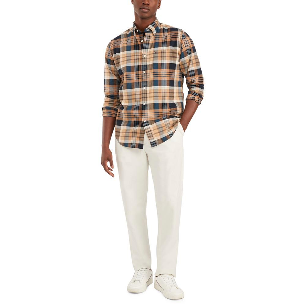 Men's Mavis Plaid Long Sleeve Classic-Fit Shirt商品第7张图片规格展示