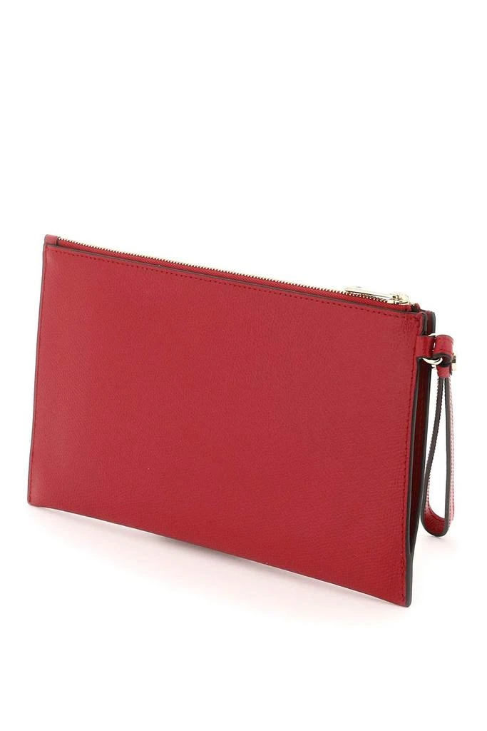 商品Furla|Furla Logo Plaque Zip-Up Clutch Bag,价格¥556,第2张图片详细描述