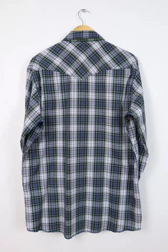 商品Wrangler|Vintage Wrangler Lightweight Snap Button Shirt,价格¥521,第4张图片详细描述