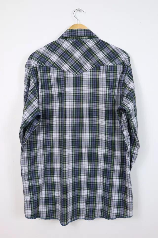 商品Wrangler|Vintage Wrangler Lightweight Snap Button Shirt,价格¥518,第4张图片详细描述