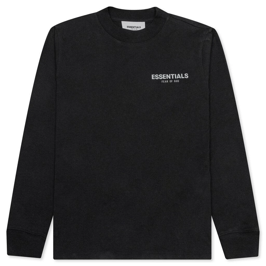 商品Essentials|Fear of God Essentials Kid's L/S Tee - Stretch Limo,价格¥304,第1张图片