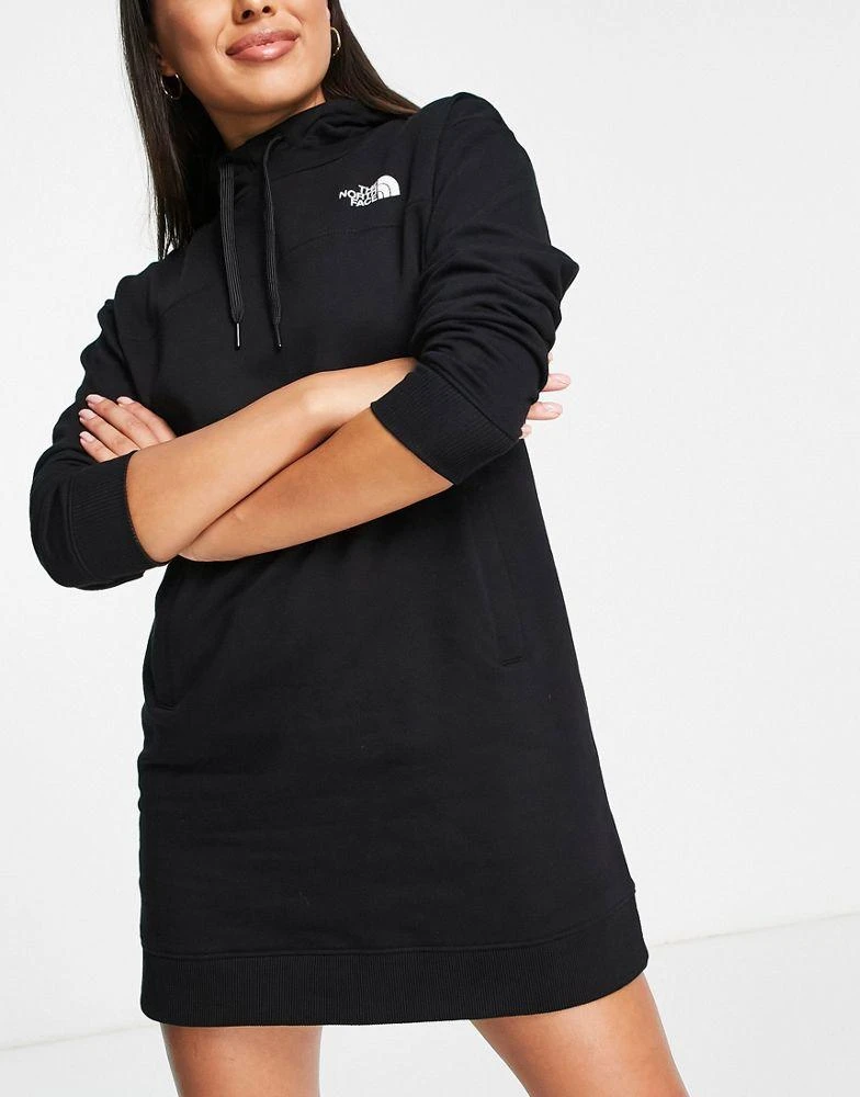商品The North Face|The North Face Zumu fleece hoodie dress in black,价格¥873,第1张图片
