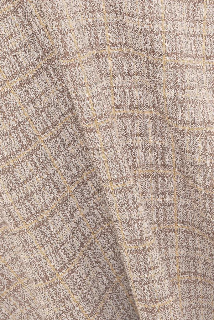 商品ROSETTA GETTY|Checked jacquard-knit maxi dress,价格¥2305,第2张图片详细描述