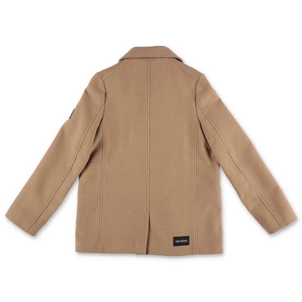 商品Neil Barrett|Neil Barrett Cappotto Beige In Panno Ragazzo,价格¥1966,第2张图片详细描述