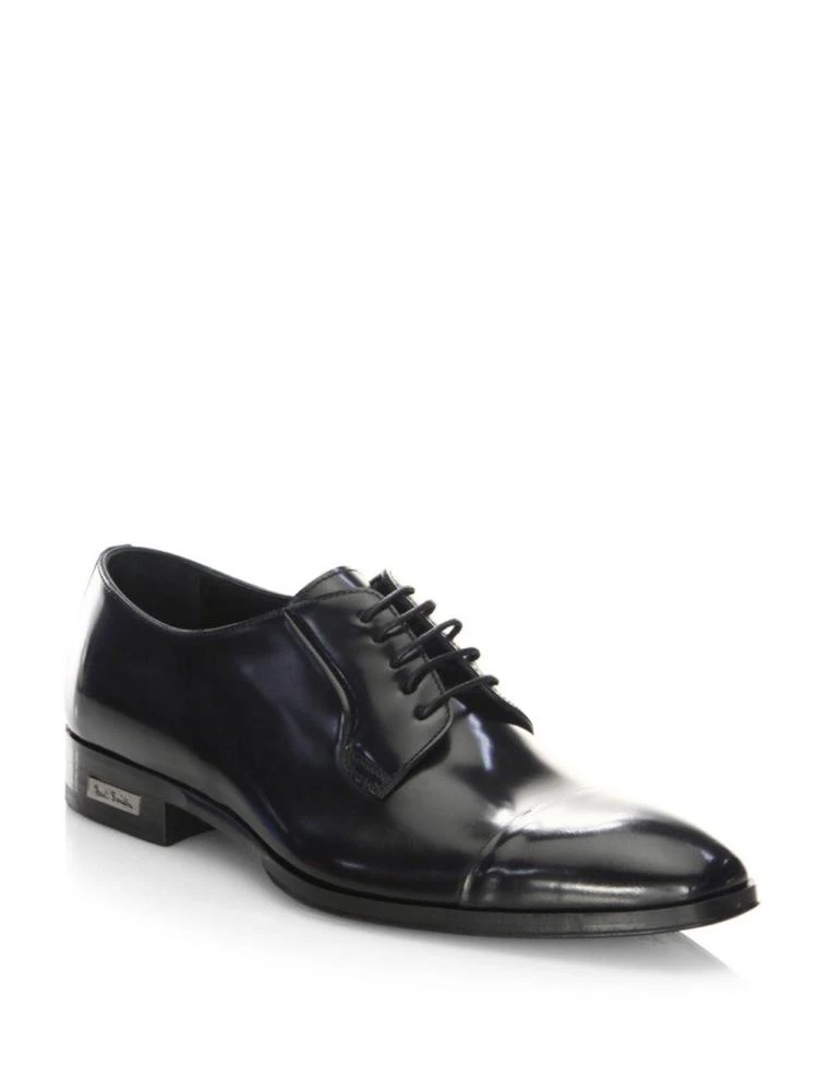 商品Paul Smith|Glossy Leather Almond Toe Dress Shoes,价格¥1863,第1张图片