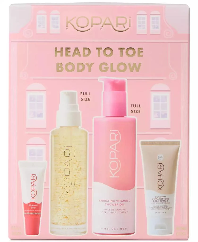 商品Kopari Beauty|4-Pc. Head To Toe Body Glow Skincare Set,价格¥375,第1张图片