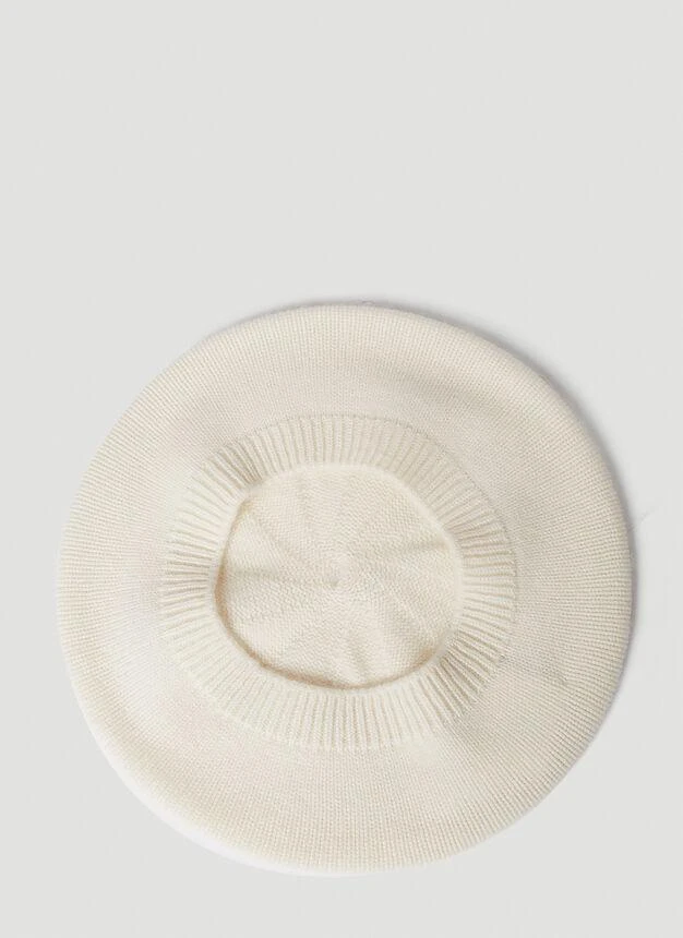 商品Max Mara|Sampang Cashmere Beret in White,价格¥1069,第3张图片详细描述