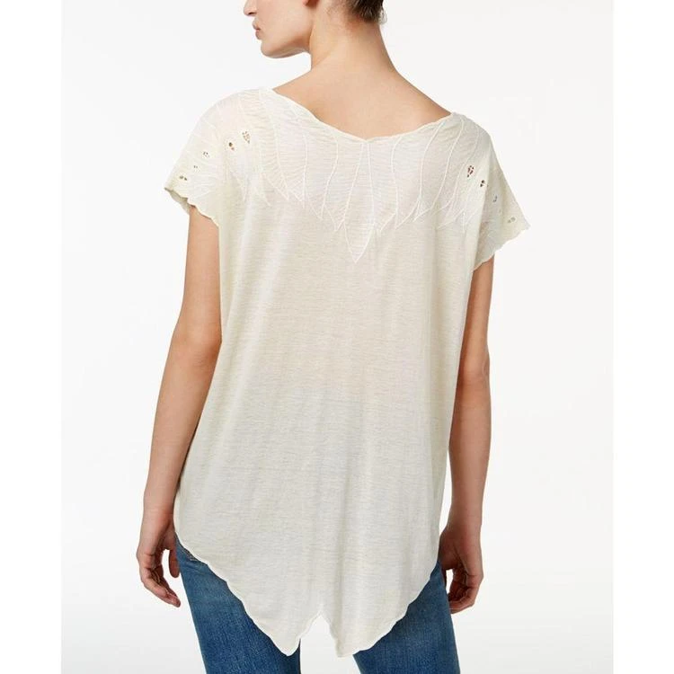 商品Free People|Castaway Tie-Hem Embroidered Tunic,价格¥187,第3张图片详细描述