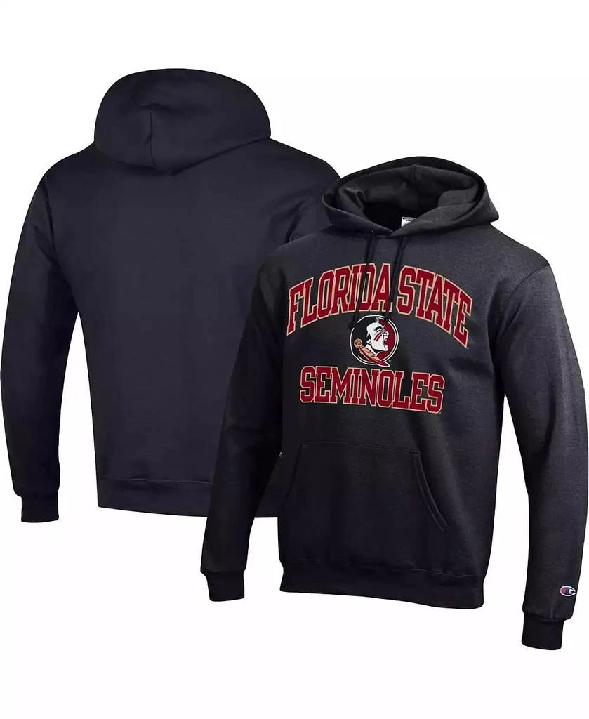 商品CHAMPION|Men's Black Florida State Seminoles High Motor Pullover Hoodie,价格¥337,第1张图片