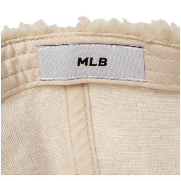 【Brilliant|包邮包税】MLB 羊羔绒 秋冬保暖 棒球帽 米色 浅驼色 白NY大标 3ACPFDI1650SAS 商品