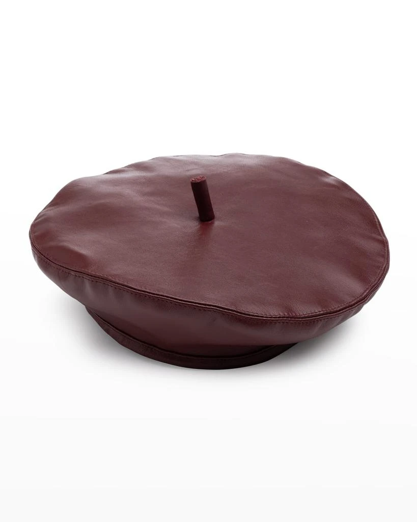 商品Eugenia Kim|Carter Leather Beret,价格¥2283,第1张图片