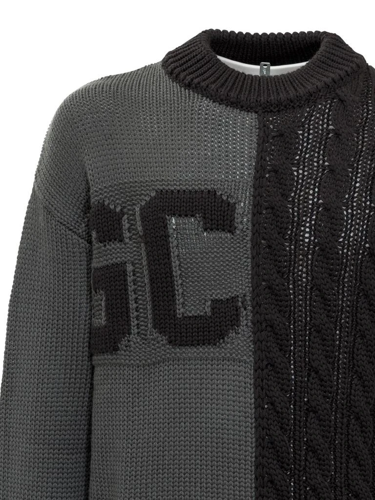 商品GCDS|GCDS Logo Intarsia Cable Knit Sweater,价格¥1599,第4张图片详细描述