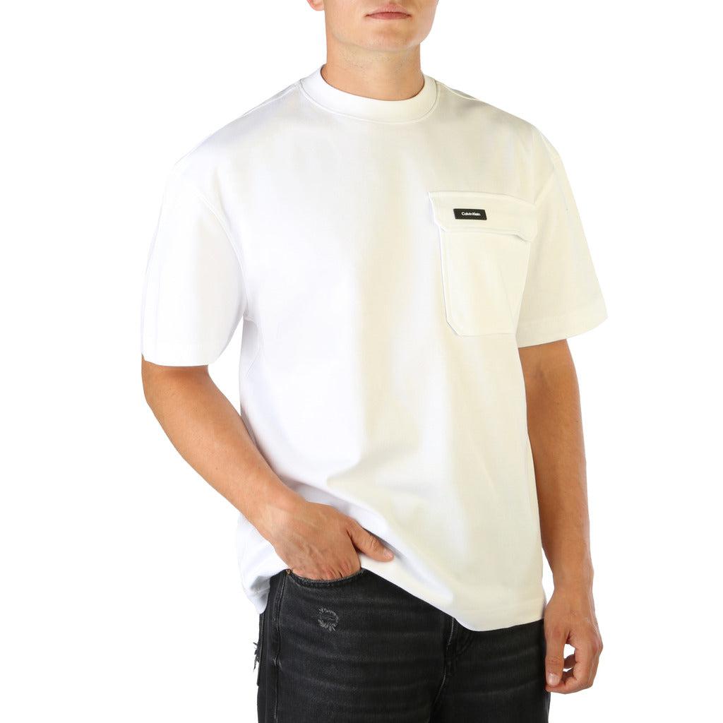 Calvin Klein cotton round neck T-Shirt商品第5张图片规格展示