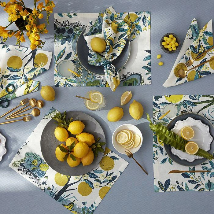 商品Matouk|Citrus Garden Placemats, Set of 4,价格¥1003,第2张图片详细描述