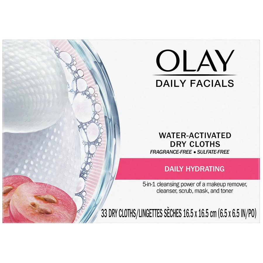 商品Olay|Daily Facials Hydrating Cleansing Cloths,价格¥73,第1张图片