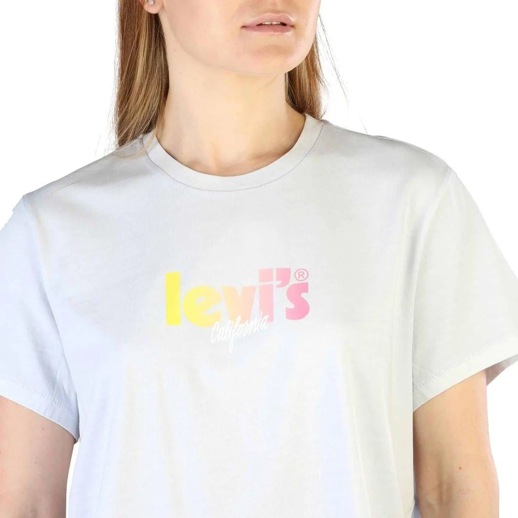 商品Levi's|T-shirts Blue Women,价格¥113,第3张图片详细描述