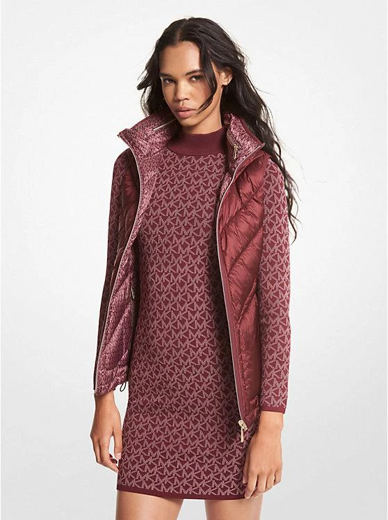 商品Michael Kors|Reversible Logo Print Quilted Vest,价格¥504,第3张图片详细描述