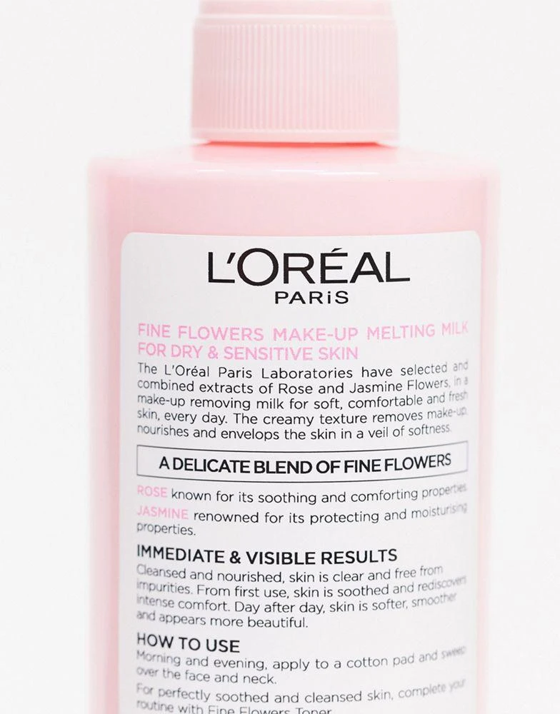 商品L'Oreal Paris|L'Oreal Paris Fine Flowers Cleansing Milk Makeup Remover,价格¥72,第4张图片详细描述